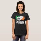 One Lucky Plumber Dice Game Family Group Matching T-Shirt (Vorne ganz)