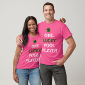 One Lucky Pool Player St Patrick's Day Irish Billi T-Shirt (Unisex)