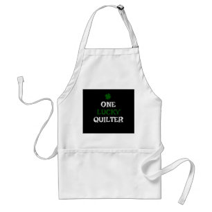 One Lucky Quilter St Patricks Day Irish Quilting Schürze