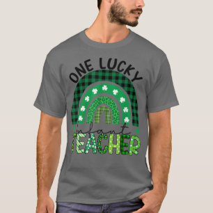 One Lucky Säugling Teacher Rainbow St Patricks Day T-Shirt