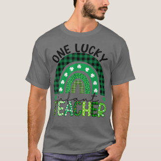 One Lucky Säugling Teacher Rainbow St Patricks Day T-Shirt