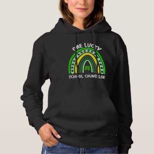 One Lucky School Counselor Leopard St Patricku2019 Hoodie