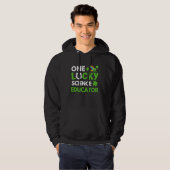 One Lucky Science Educator  St Patricks Day Scienc Hoodie (Vorne ganz)