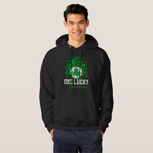 One Lucky Shamrock Teacher St Patricku2019s Day 1 Hoodie (Vorne ganz)
