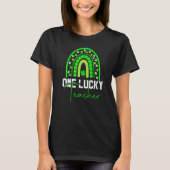 One Lucky Shamrock Teacher St Patricku2019s Day  1 T-Shirt (Vorderseite)