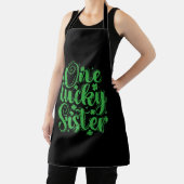 One Lucky Sister St. Patrick's Day Schürze (InSitu)