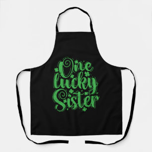 One Lucky Sister St. Patrick's Day Schürze