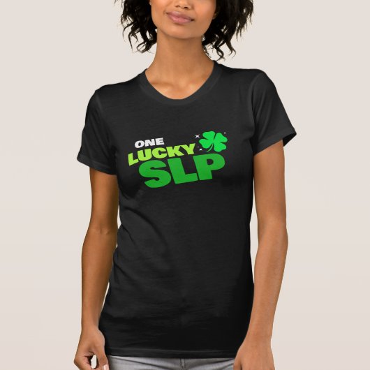 ONE LUCKY SLP St. Patrick's Day T-Shirt (Vorderseite)