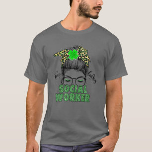 One Lucky Social Worker - St Patrick's Day T-Shirt