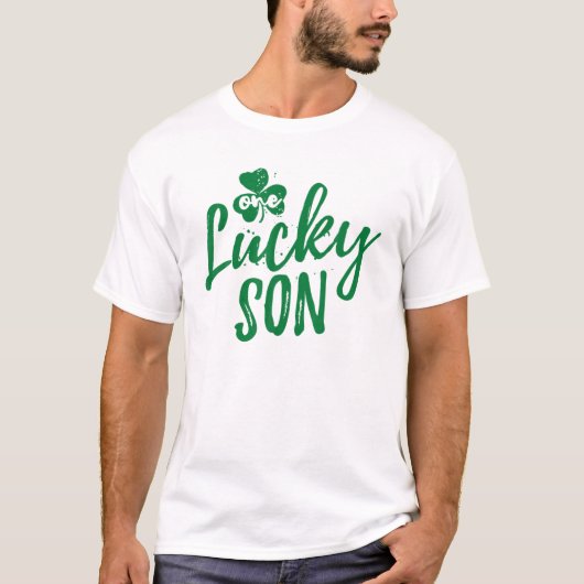 One Lucky Son Family Matching St. Patrick's Day 20 T-Shirt (Vorderseite)