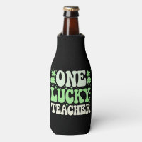 One Lucky Teacher Groovy Retro Teacher St Patricks