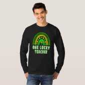 One Lucky Teacher Rainbow St Patrick's Day 2 T-Shirt (Vorne ganz)