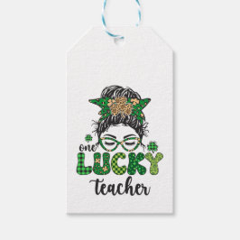 One Lucky Teacher - St. Patrick's Day Geschenkanhänger