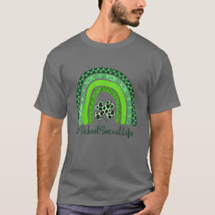 One Lucky Teacher St Patrick's Day School Social F T-Shirt