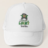 One Lucky Teacher - St. Patrick's Day Truckerkappe (Vorderseite)