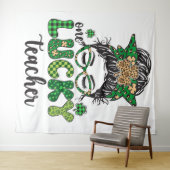 One Lucky Teacher - St. Patrick's Day Wandteppich (Beispiel (Horizontal))