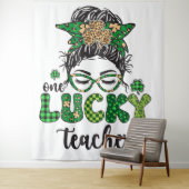 One Lucky Teacher - St. Patrick's Day Wandteppich (Beispiel)