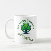 One Lucky Therapist St. Patrick's Day Fun Design Kaffeetasse (Links)