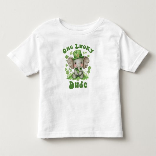 One Lucky Typ Kid St Patrick Kleinkind T-shirt (Vorderseite)
