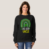 One Lucky Uncle Rainbow Saint Paddy Irish St Patri Sweatshirt (Vorne ganz)