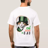 One Lucky Vater - Cloverleaf Carnival T-Shirt (Rückseite)