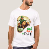 One Lucky Vater - Emerald Isle Revelry T-Shirt (Vorderseite)