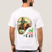 One Lucky Vater - Emerald Isle Revelry T-Shirt (Rückseite)