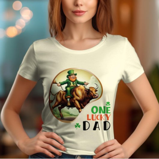 One Lucky Vater - Emerald Isle Revelry T-Shirt