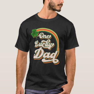 One Lucky Vater Funny Irish Clovers St Patrick's D T-Shirt