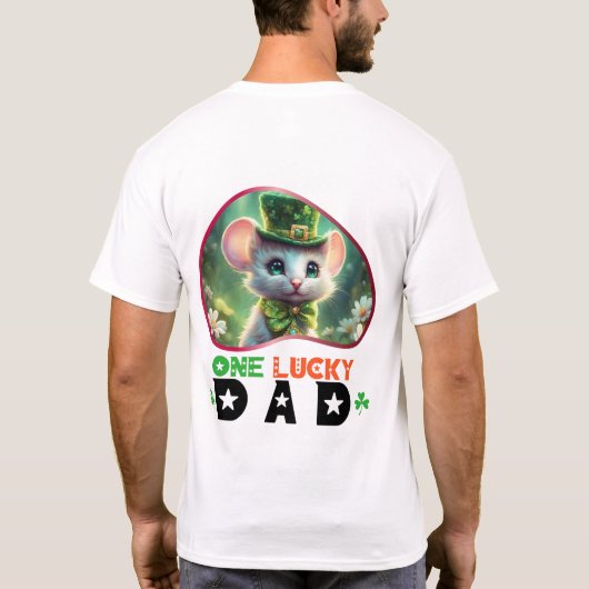 One Lucky Vater - Irish Pub Trivia Night T-Shirt (Rückseite)