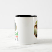 One Lucky Vater - Irish Sessings Zweifarbige Tasse (Mittel)