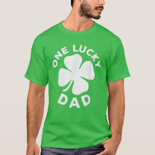 One Lucky Vater Vintag St Patrick Day T-Shirt