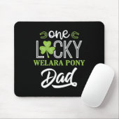 One Lucky Welara Pony Horse Vater Irish Horseback  Mousepad (Mit Mouse)