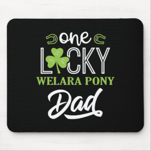 One Lucky Welara Pony Horse Vater Irish Horseback  Mousepad
