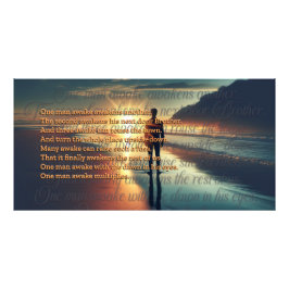 One Man Awake Fotodruck