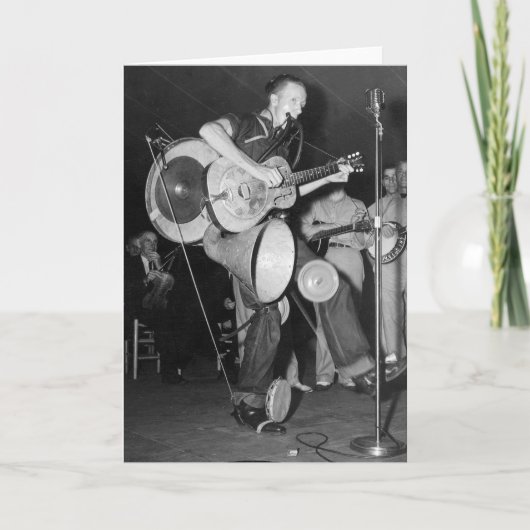 One Man Band, 1938 Karte (Vorderseite)