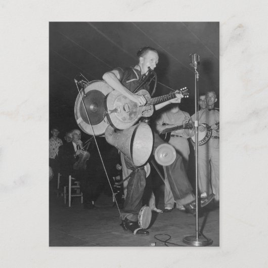 One Man Band, 1938 Postkarte (Vorderseite)