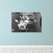 One-man-Band beim Mountain Music Festival Leinwanddruck (Insitu (Holzboden))