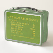 One Man Pack Eklig Metall Brotdose (Vorderseite)