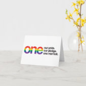 ONE Marriott Note Card Karte (Gelbe Blume)