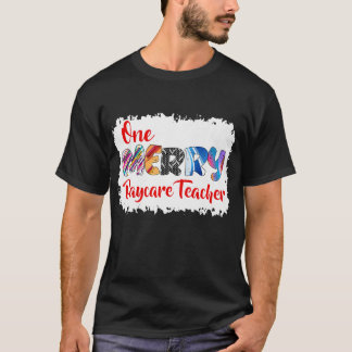 One Merry Daycare Lehrer Christmas PJ Xmas Matchi T-Shirt