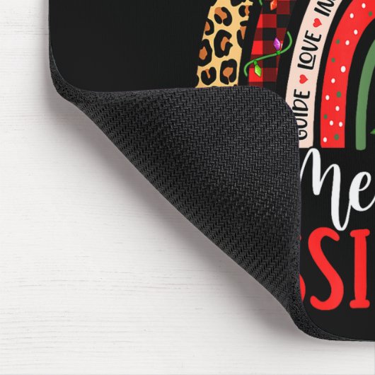 One Merry Medical Istant Rainbow Christmas Cma Nur Mousepad (Ecke)