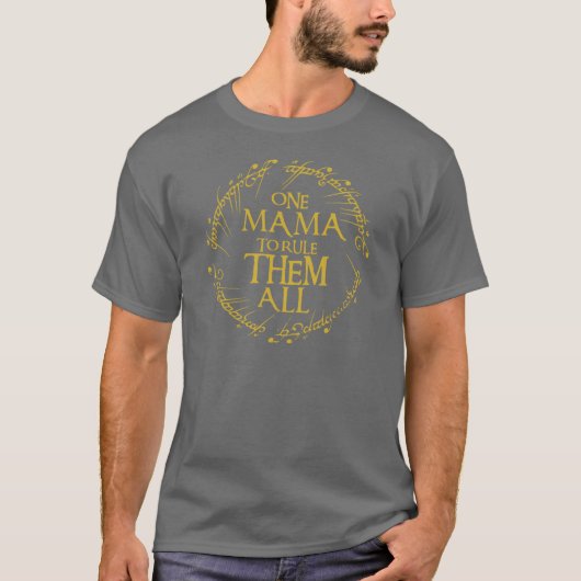 One Momo Rulehem All Mama Christmas boy funny T-Shirt (Vorderseite)