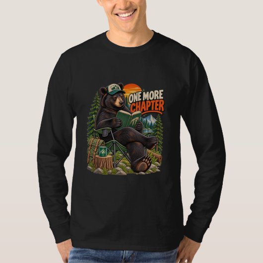 One More Chapter Bear Reading Long Sleeve Shirt (Vorderseite)