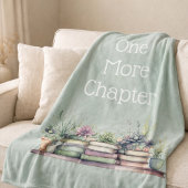 One More Chapter Personalized Cozy Reading Fleecedecke