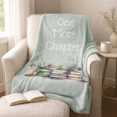 One More Chapter Personalized Cozy Reading Fleecedecke