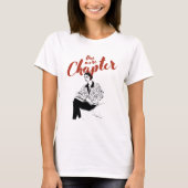 One More Chapter Red Script l Book Lovers & Reader T-Shirt (Vorderseite)