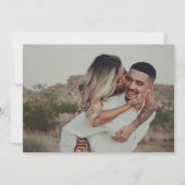 One More Day Elegant Calligraphy Rehearsal Dinner Einladung (Rückseite)