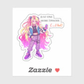 One more episode ( ... I lied) Anime Sticker (Blatt)