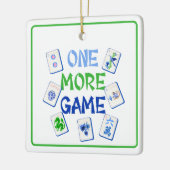 One More Game Mahjong Tiles Grandmillennial  Keramikornament (Links)